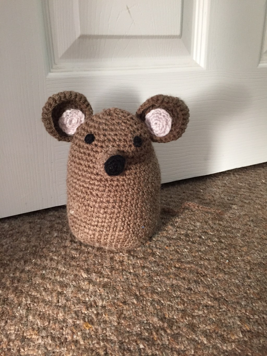 Crochet Mouse Doorstop: Squeak&nbsp;Squeak…