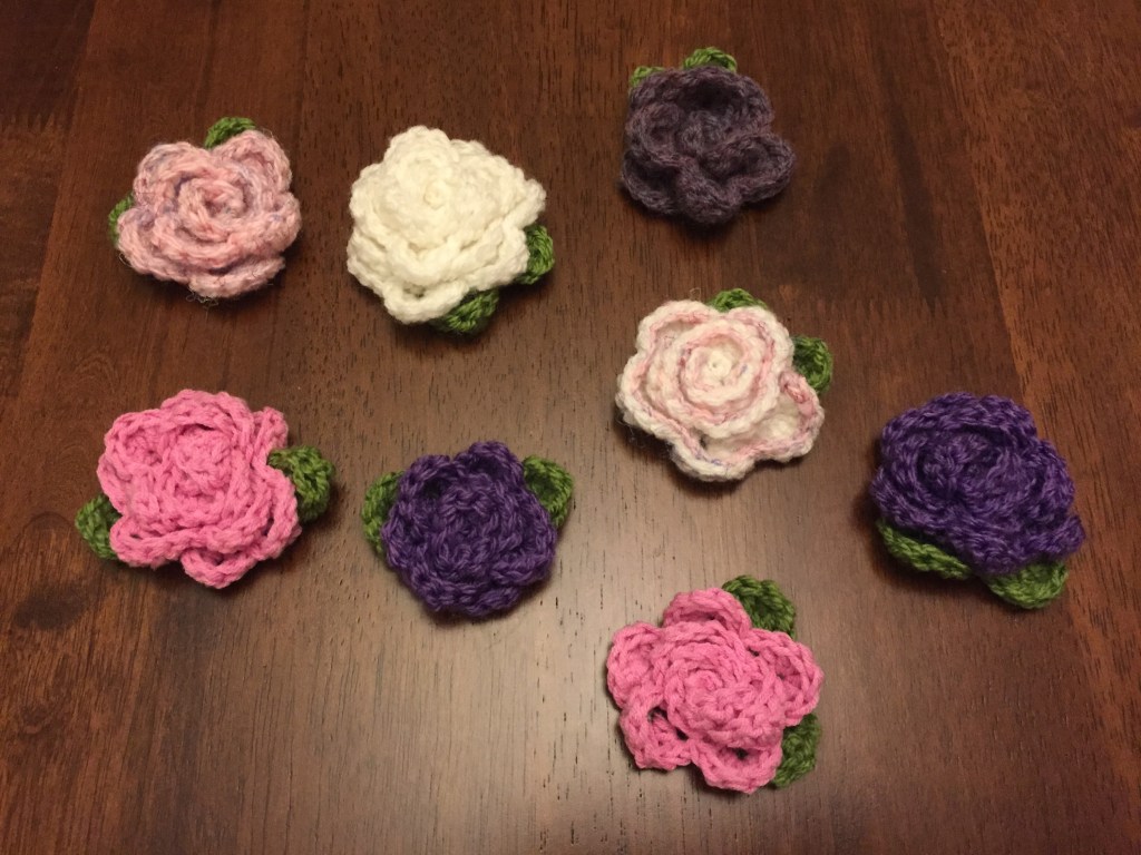 Crochet Flowers Pattern: Part 3 – Roses  