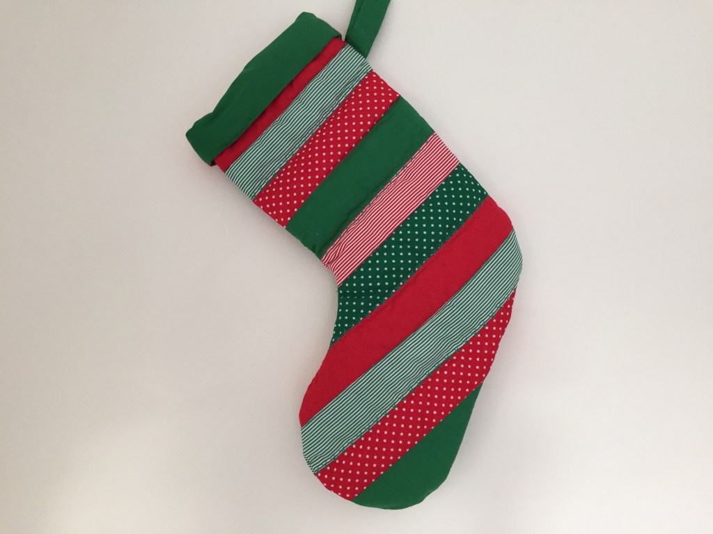 Sewing Tutorial: Christmas Patchwork Striped&nbsp;Stocking