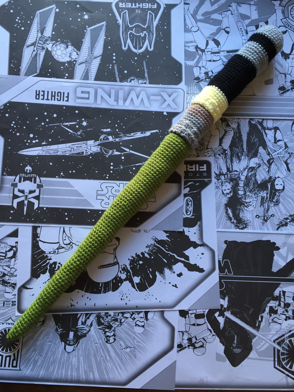 Star Wars Lightsaber Crochet Pattern: Part 2 – Light Green&nbsp;Lightsaber