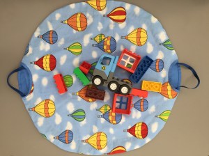 Sewing Tutorial: Drawstring Play mat/Toy Storage – Perfect For Quickly ...
