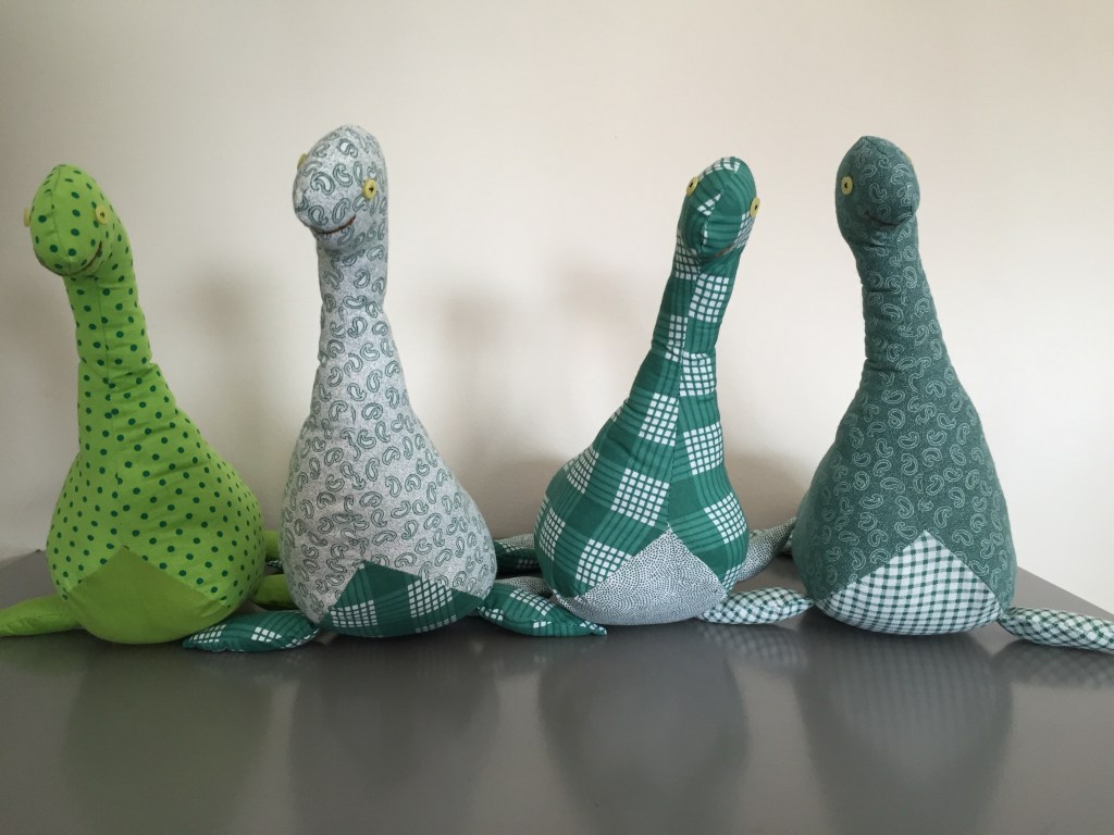 Sewing A Flock Of Patchwork&nbsp;Nessie’s