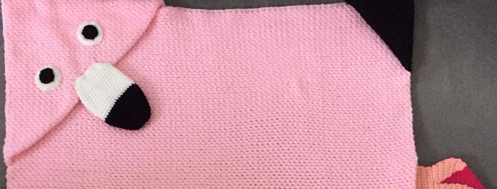 Crochet Flamingo Hooded Blanket&nbsp;Pattern