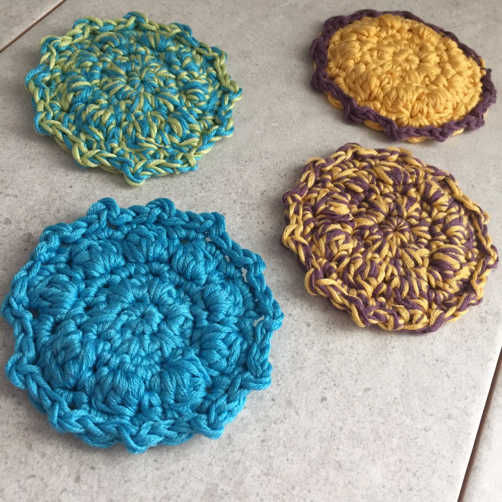 Crochet Cotton Reusable Face Scrubbies Pattern