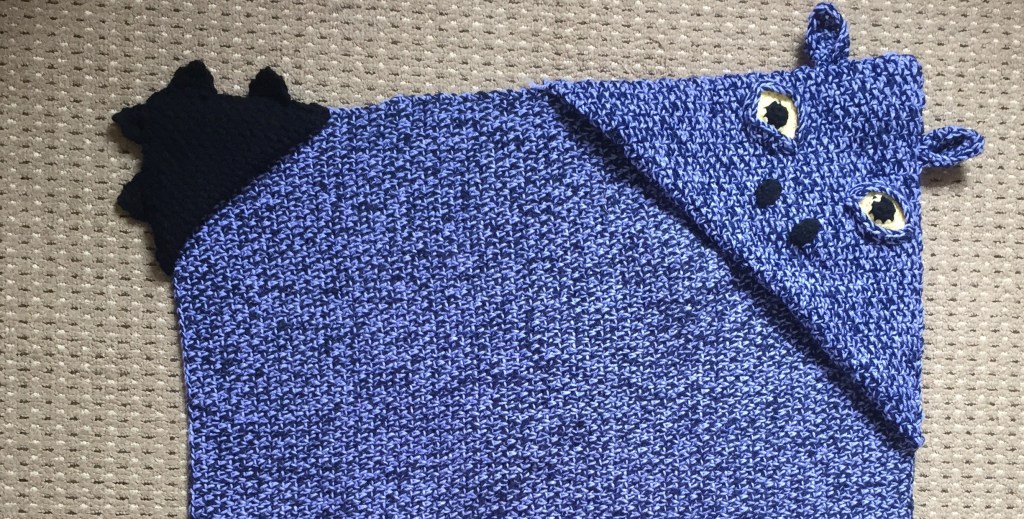 Crochet Dragon Hooded Blanket&nbsp;Pattern
