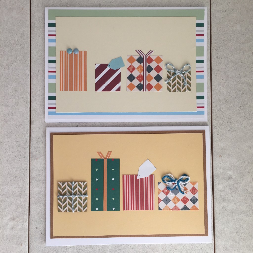 Card Making: Stacked Present And Bunting Themed Birthday&nbsp;Cards