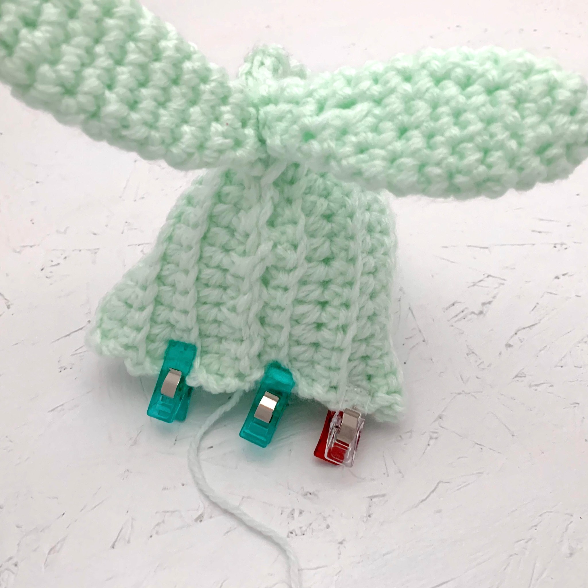 Crochet Mini Triangle Easter Rabbit Pattern – HookStitchSew