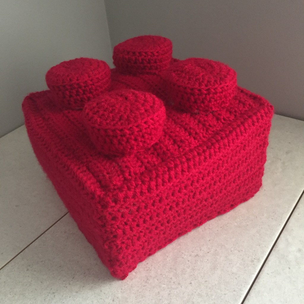 Crochet Giant Lego Brick Pattern: Four Dot&nbsp;Brick