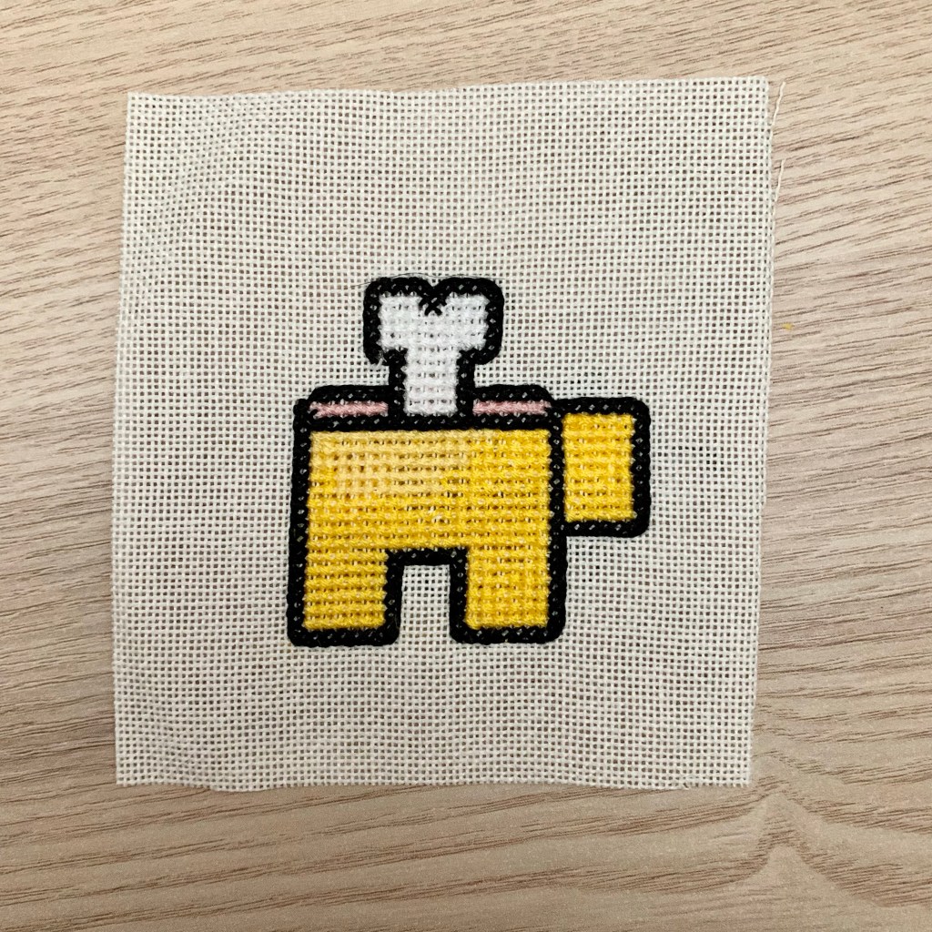 Among Us Crew Mate Cross Stitch Series: Part 2 Dead Crew Mate Cross Stitch&nbsp;Pattern