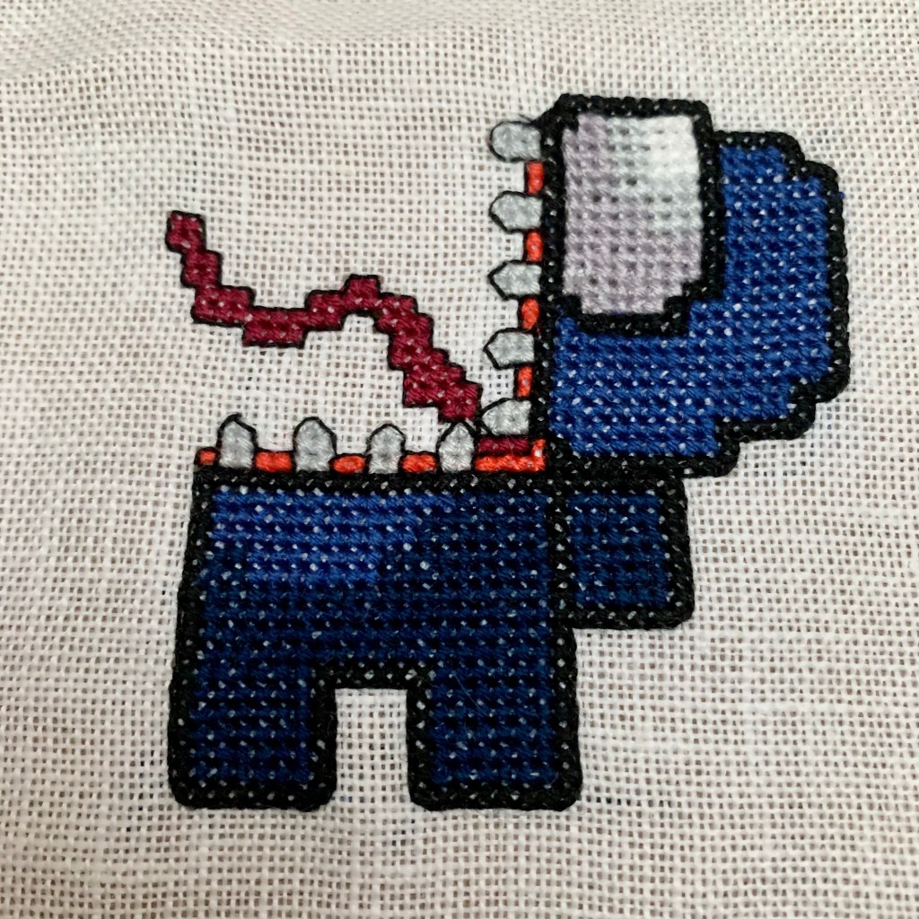 Impostor Pattern Among Us Crew Mate Cross Stitch Series: Part 3 The Imposter Crew Mate ...