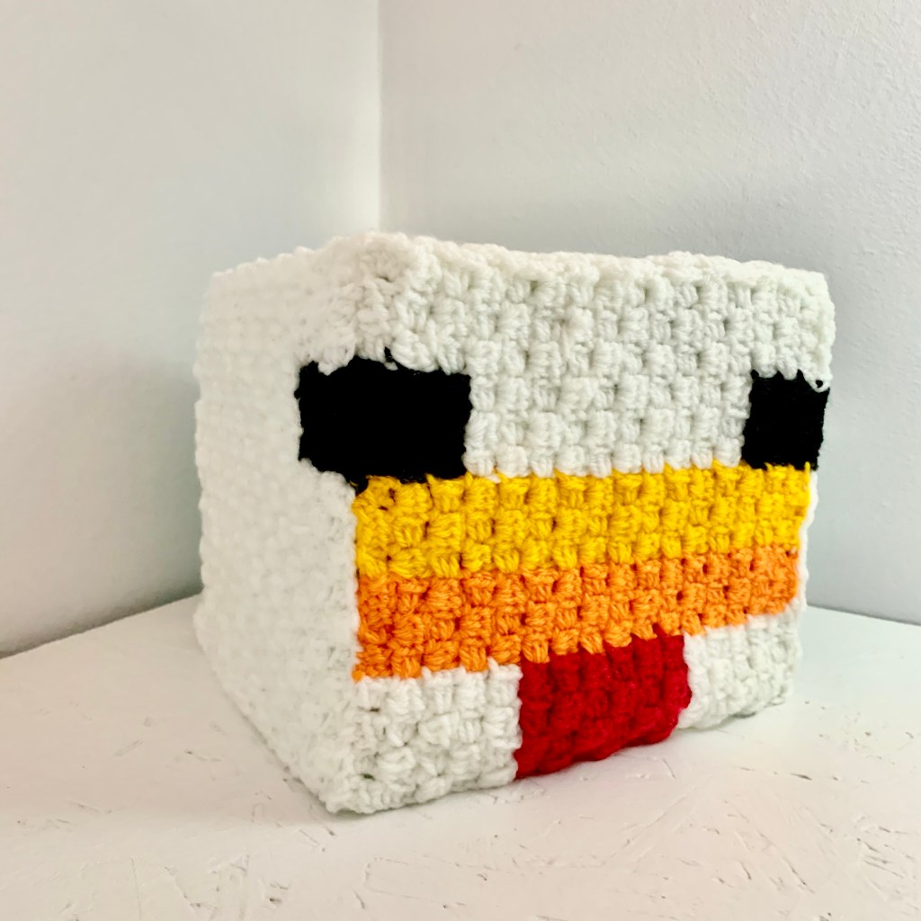Minecraft Crochet Block Series: Part 14 – Chicken Block&nbsp;Pattern