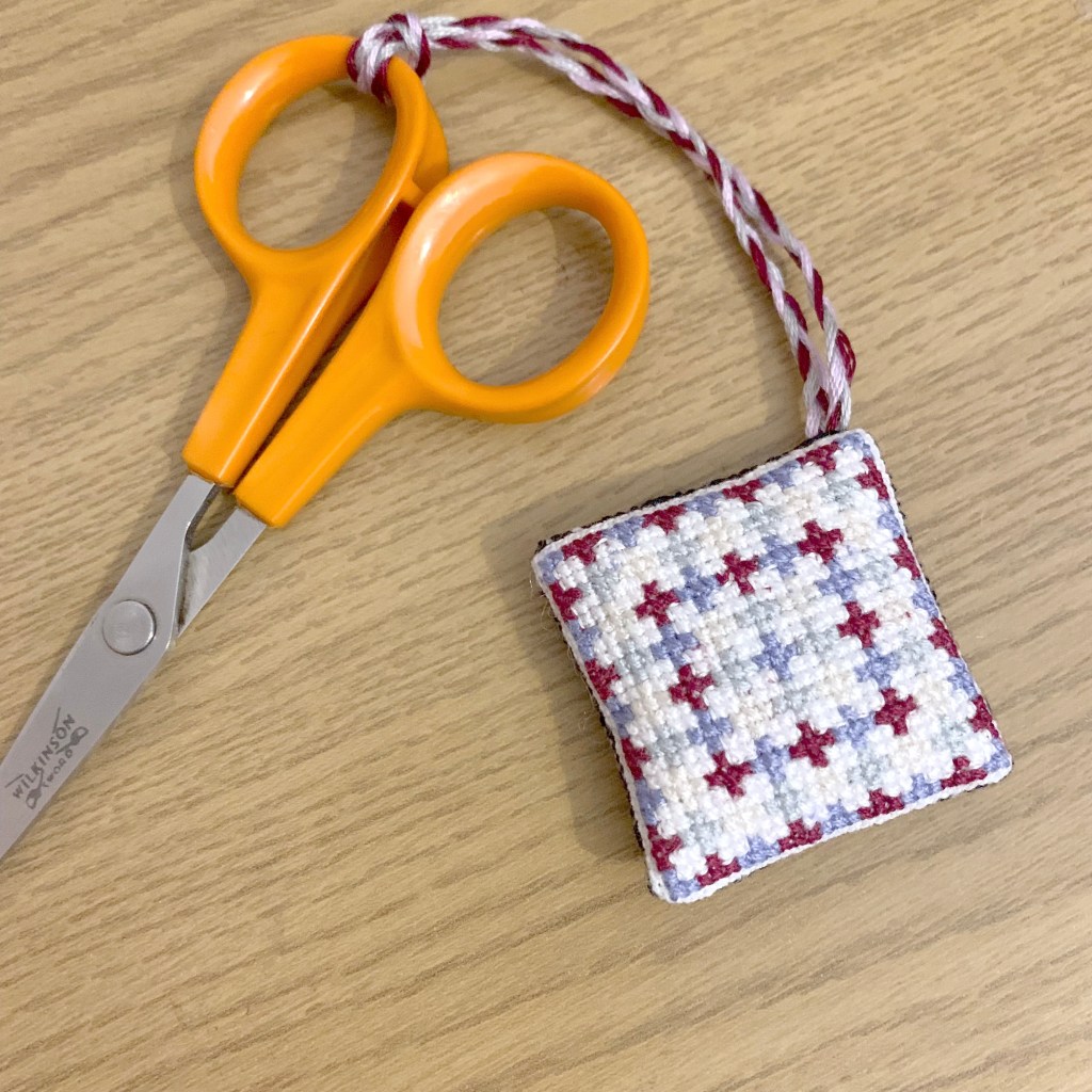 Cross Stitch Scissor Fob Pattern: Plus Block&nbsp;Design