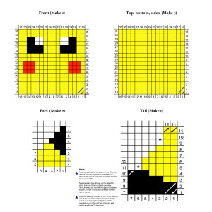 Pokemon Crochet Block Series: Part 1 – Pikachu Block Pattern – HookStitchSew