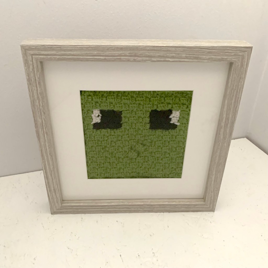 Corner To Corner Crochet Room Decoration/Gift Idea: Framed Crochet Star Wars Character&nbsp;Block