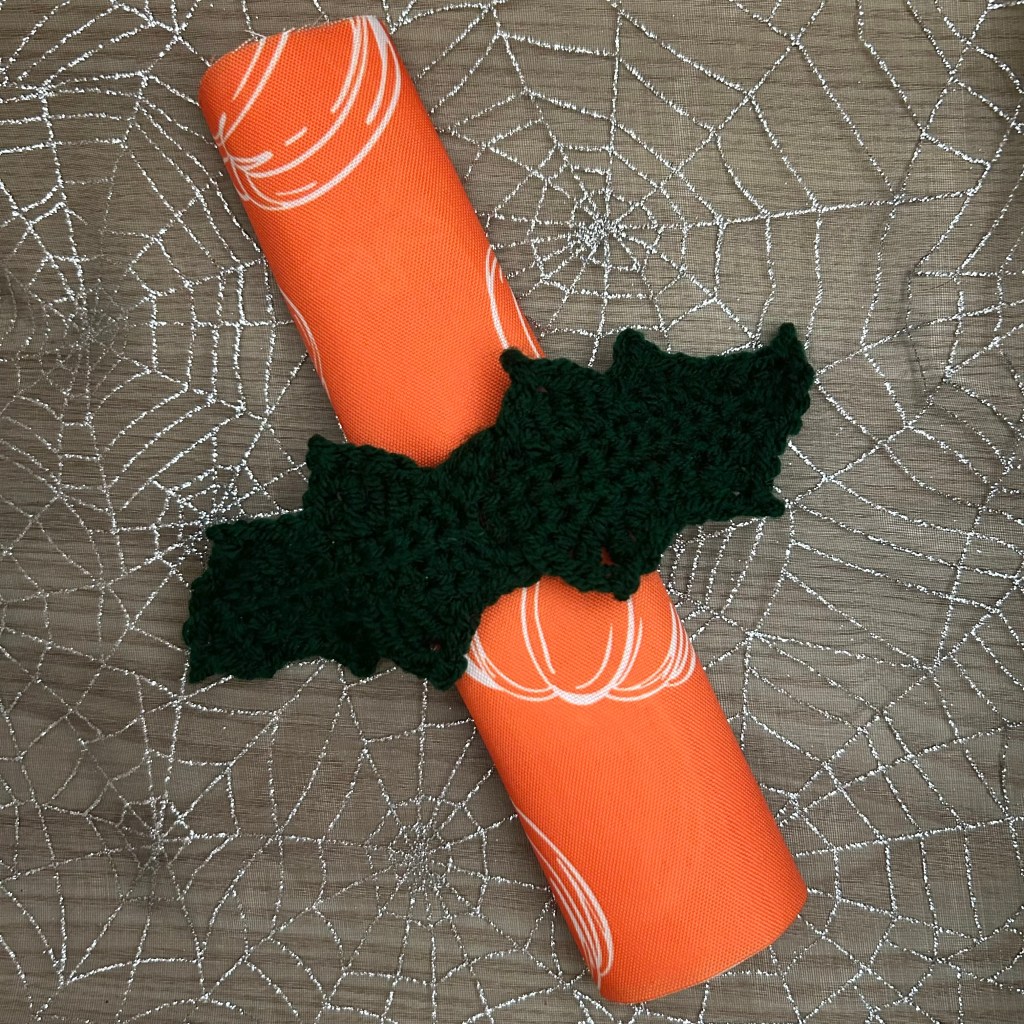 Crochet Halloween Bat Napkin Rings&nbsp;Pattern